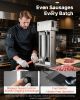VEVOR Electric Sausage Stuffer, 33 LBS / 15 L Vertical Meat Stuffer, Stepless Speed Control and Foot Pedal