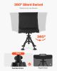 VEVOR Hunting Chair, 360° Silent Swivel, Foldable Portable Blind Chair, Heavy-Duty Steel Frame Ground Stool Seat,with Seat Cover, Anti-Sink Feet