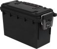2629 Ammo Storage Box, Stackable .30 Cal Field Boxes, Water and Dust Resistant, Lockable Storage Box with Handle, Secures Hunting Gear, Supplies
