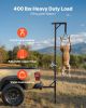 VEVOR Truck Hitch Game Hoist, 400 lbs Load Capacity, Hunting Deer Hoist with 2-inch Receiver, 360-Degree Swivel Shaft & Adjustable Height