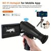 GTGUARD AI15 Thermal Monocular - 384×288 HD AMOLED, 8X Zoom, WiFi Hotspot & USB-C Rechargeable, Infrared Scope for Hunting/Outdoor