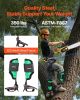 VEVOR Tree Climbing Spikes Set, Height-Adjustable Tree Climbing Gear with Straps & Spike Protectors, 350 lbs Load Capacity
